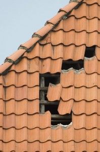 Damaged Tile Roof
